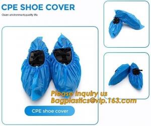  PE material blue shoe cover cheaper disposable plastic shoe cover,Low Price plastic shoe cover medical,bagease bagplasti Manufactures