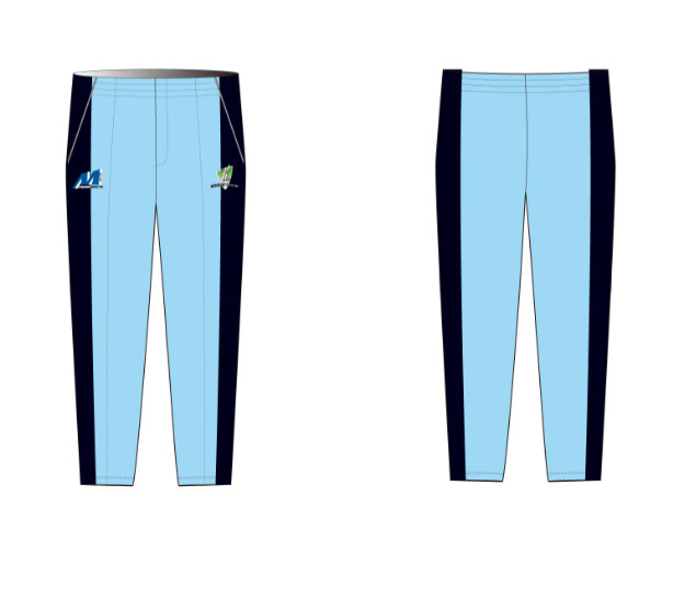  Mens 52cm Waist Cricket Teamwear Trousers Sublimation Print With 2 Pockets Manufactures