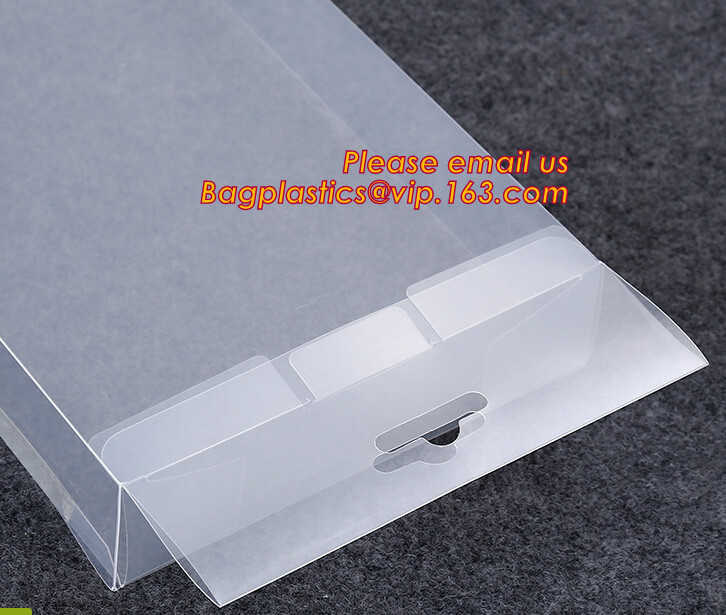  Oem Clear Plastic Soft Crease Folding box for brush packaging, plastic boxes PVC plastic rectangle fold box packaging PV Manufactures
