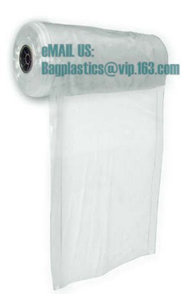 PE film on roll, laundry bag, garment cover film, film on roll, laundry sacks Manufactures