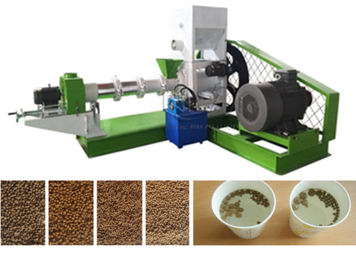  2t Floating Fish Feed Production Line For Floating Fish Feed Pellet Factory Manufactures