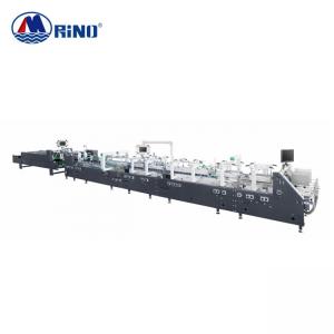  220V Prefolding High Speed Folding And Gluing Machine For Wine Box Manufactures