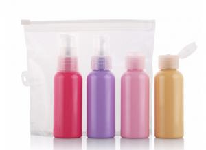  4 in 1 20ml 30ml Travel Bottle Set Colorful Plastic Cosmetic Makeup Bottle Manufactures