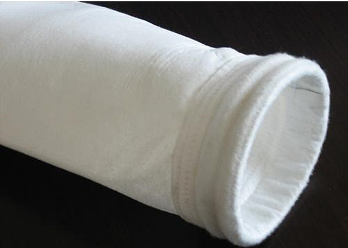 High Temperature Glass Fiber Cloth Needle Punched Filter Fabric / Bag