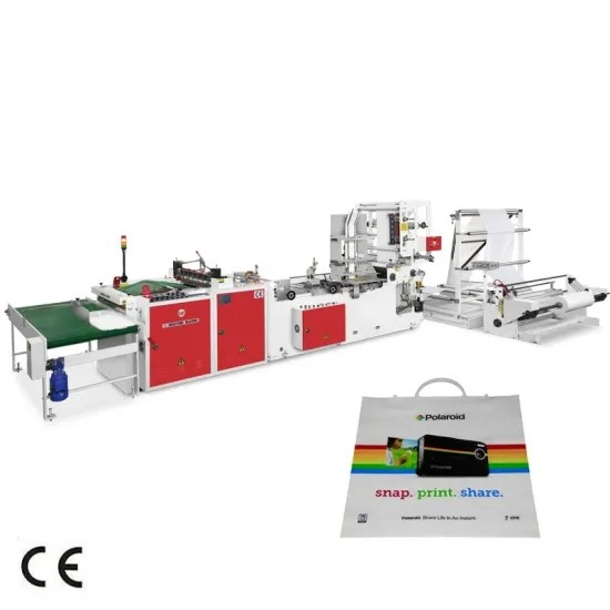  CE Approved Double Unwind Two Layers Rigid Handle Die Cut Bag Making Machine Manufactures
