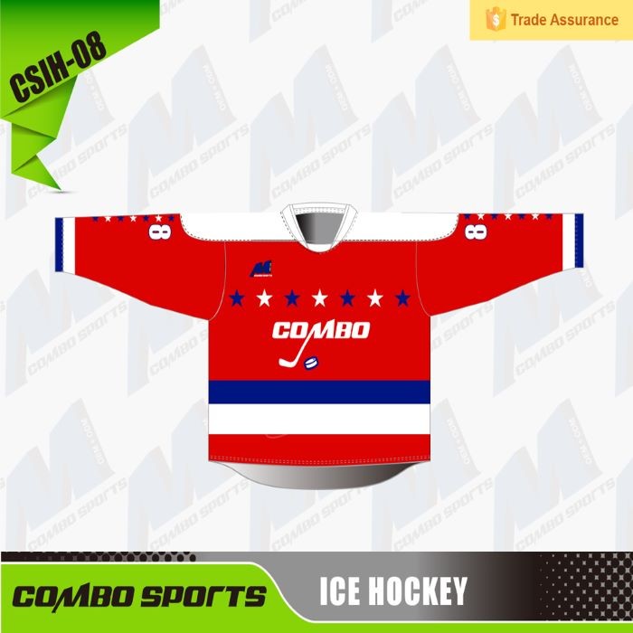  Mens Womens 2XL Team Ice Hockey Jersey Sleeve Length 75-90cm Manufactures