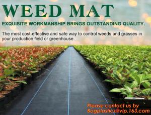  PP woven weed mat,ground cover, black fabric,weed barrier for agriculture, weed killer fabric, agricultural anti weed ma Manufactures
