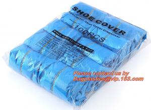  Disposable CPE Shoe Covers,blue pe disposable shoe covers plastic covers,Safety Products Equipment Indoor Disposable med Manufactures