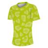 Buy cheap 100% Polyester Women Running Tee , Leopard Stripes Circle Neck T Shirt from wholesalers