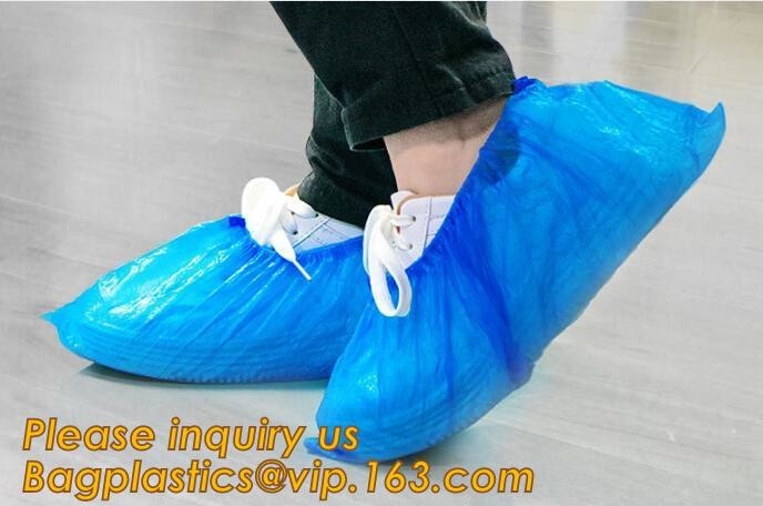  custom waterproof SMS pp non woven medical surgical use Polypropylene Disposable Shoe Cover non skid anti skid bagease Manufactures