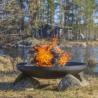 Buy cheap 39.5" OEM Corten Steel Cast Iron Metal Fire Pit Bowl Outdoor from wholesalers