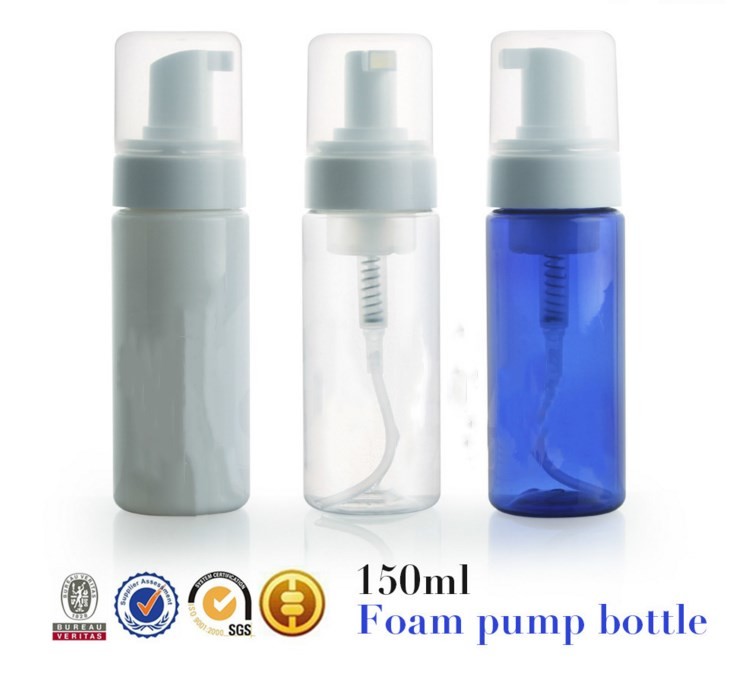  60ml 100ml Empty PET Foam Pump Bottle Cosmetic Plastic Hand Soap Hot Stamping Manufactures