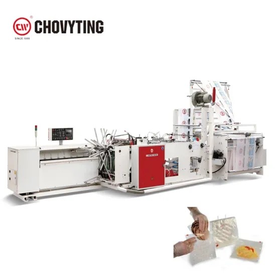  CPP BOPP Plastic Bread Bag Making Machine 280pcs/min Manufactures