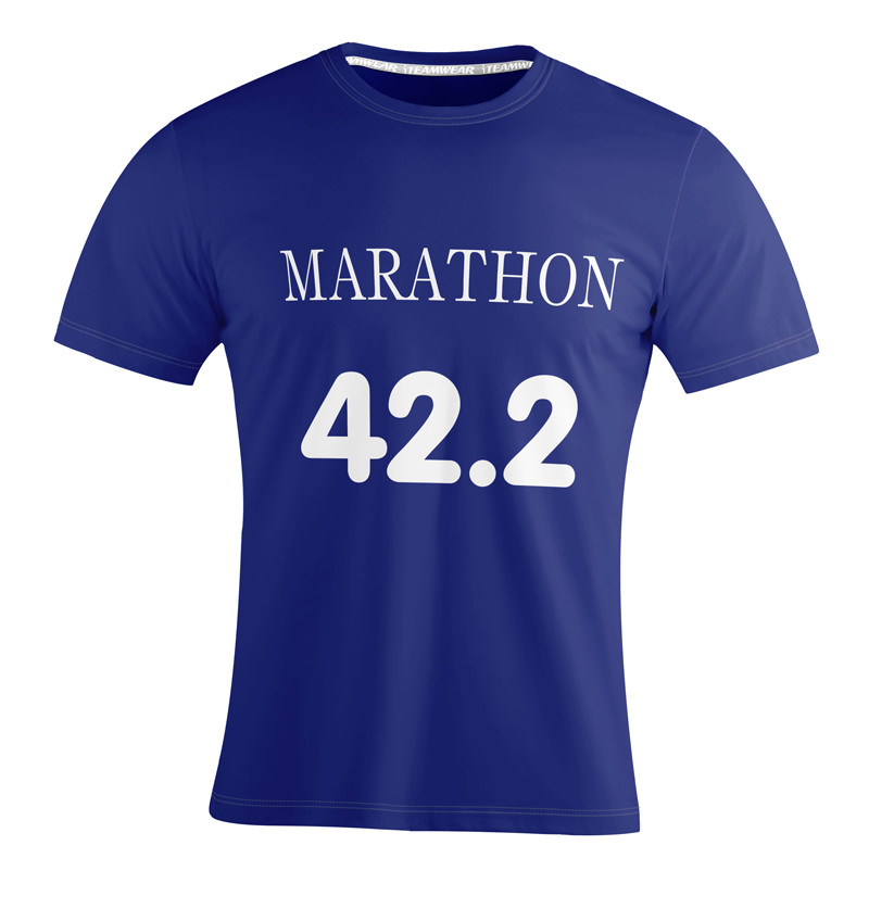  100% Polyester Running Teamwear Marathon Running Shirts Breathable Men Short Sleeve Manufactures