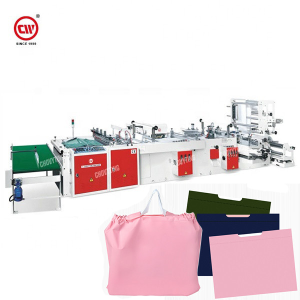  LDPE drawstring handle shopping bag making machine Manufactures