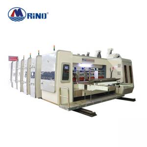  Carton Box 3 Color Flexo Printing Machine With Slotting Die Cutter Manufactures