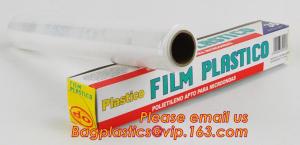  surface protection PE best fresh cling film, China stretch cling wrap manufacturer pe food wrap with sample Manufactures