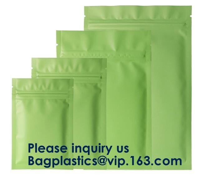  1 oz Matte white printing Loose Leaf Herbal Tea Packaging zip lock bag / Tea Leaf Bag,Herbal Child Proof Bag For Tobacco Manufactures