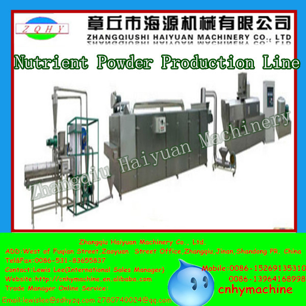 Russia Adults baby nutritional rice powder extruder machine /production plant