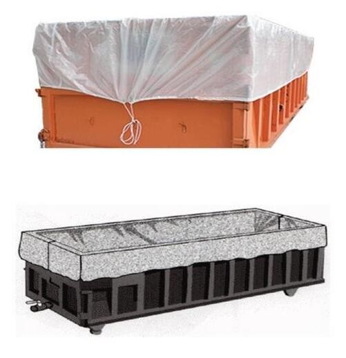 Large durable drawstring dumpster container liner for garbage disposable,dump truck liner |plastic bed liners for dumpst Manufactures