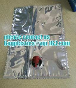  Filling Aluminum Foil Laminated Clear Plastic Red Wine Pack Packaging Storage Bag In Box,Aluminum Leakproof Bag In Box F Manufactures