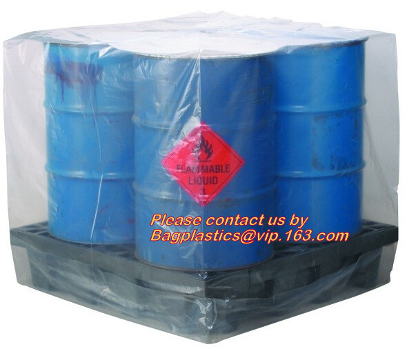  Plastic Material and PE Plastic Type reusable pallet cover, China plastic bag of waterproof pallet covers Manufactures