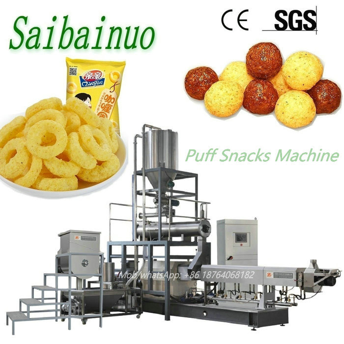  Maize Corn Puff Snacks Making Machinery/ Snacks Food Production Line plant Manufactures