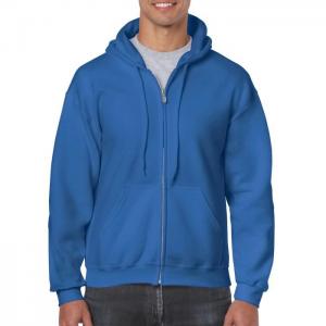  Mens Full Zip Cotton Pullover Hoodie 50/50 Softer Feel Reduced Pilling Manufactures