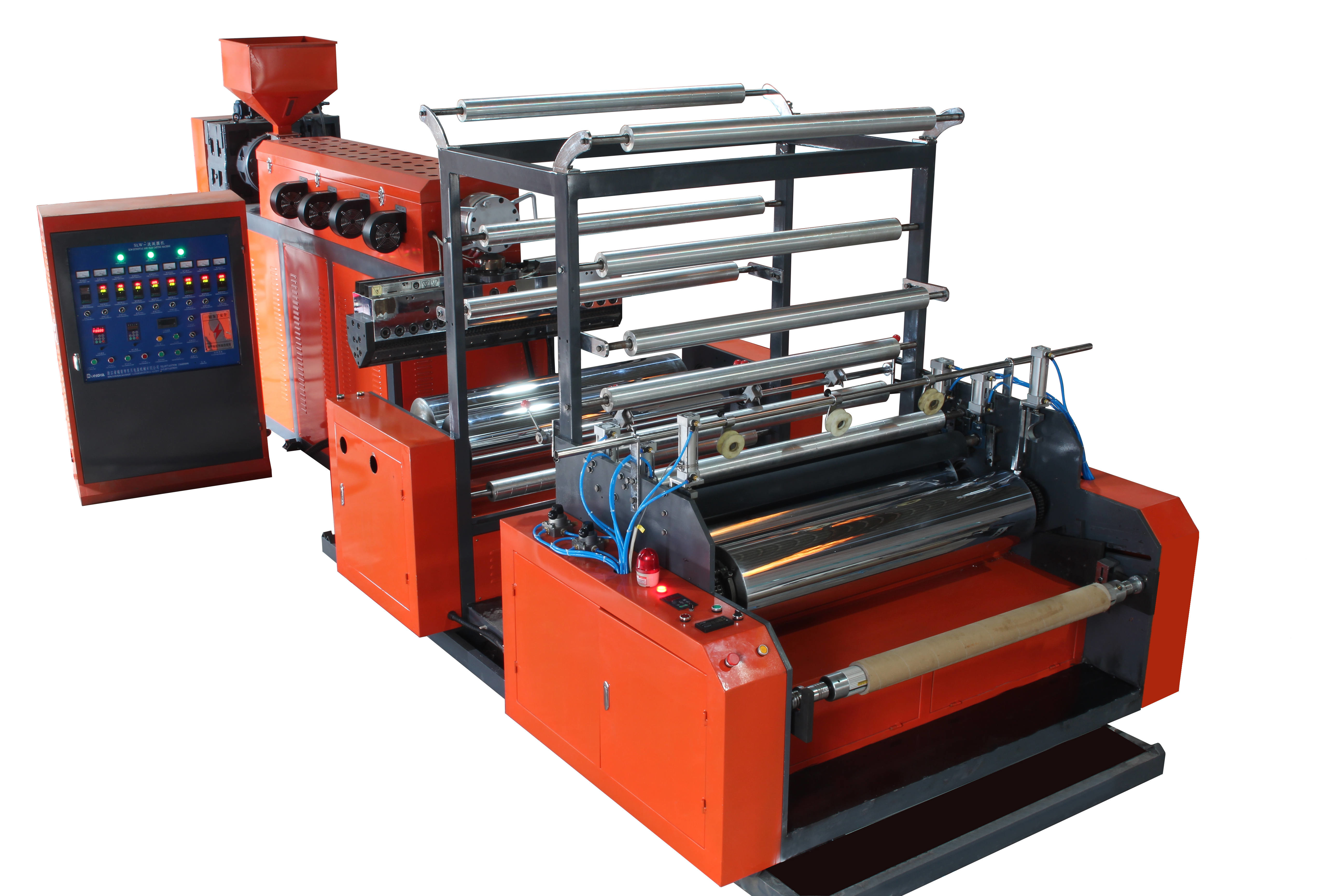  Fast Speed Automatic Stretch Film Rewinding Machine / Cling Film Extruder 600 - 1000mm Manufactures