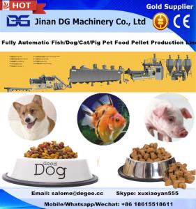  Automatic animal pet dog fish feed pellet making machine floating fish feed maker manufacturer Manufactures