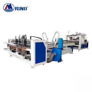  Stitching Folding Carton Gluing Machine Touch Screen Operation Manufactures