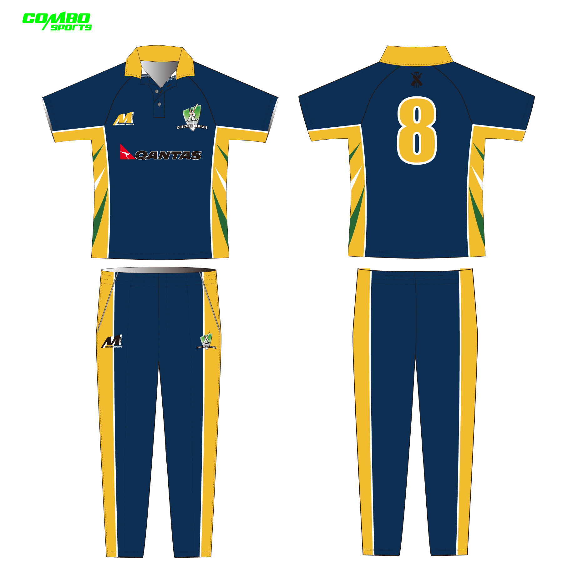  Sublimated Cricket Jersey Uniform Sportswear Latest Own Design Manufactures