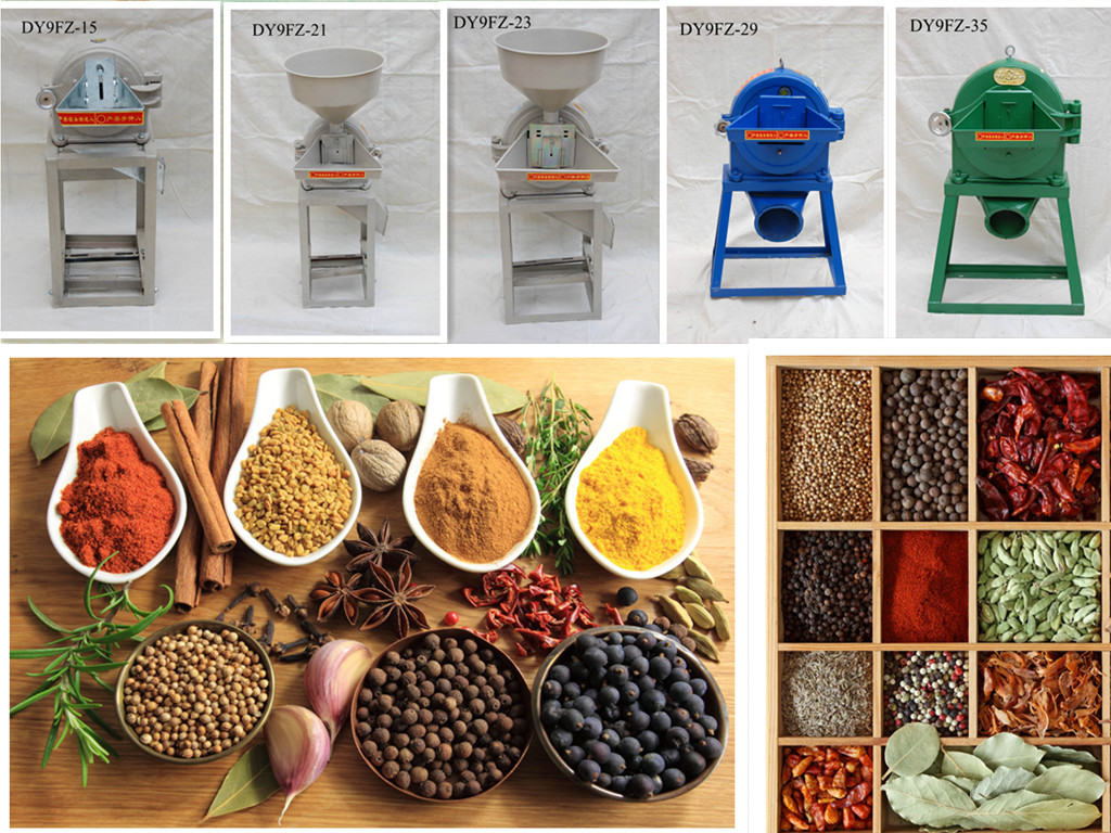  high quality small mini spice grinding machine/spice grinder/tea leaf grinder with export standard Manufactures