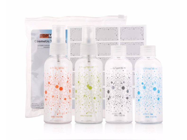  Empty Cosmetic 15ml Travel Bottle Set Makeup Small Packaging ISO9001 Plastic Manufactures