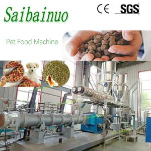  High quality dog food extruder machine pet food production line for sale Manufactures