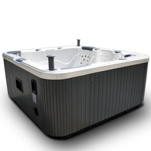  European Outside Whirlpool Spa Tub Outdoor Freestanding Hot Tub Spa With 3 Seats And 2 Loungers Manufactures