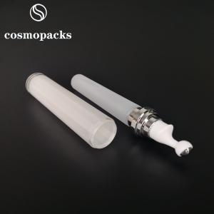 Acrylic Serum Roller Airless Cosmetic Bottles Creamy White Manufactures