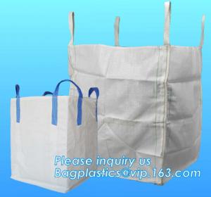  U-type competitive price 100% PP breathable bulk big woven fibc bags mesh jumbo bag for firewood potato, BAGPLASTICS, Manufactures