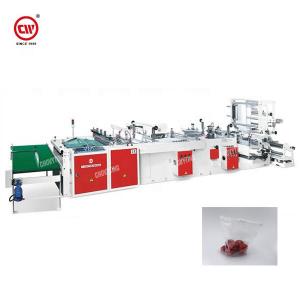  CE Easy Open Slider Zipper Bag Pouch Making Machine Manufactures
