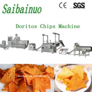  frying crispy 3d corn bugles pellets fried chips snacks food machine production line Manufactures