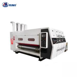  RINO Carton Box Flexo Printing Machine With Die Cutter Manufactures