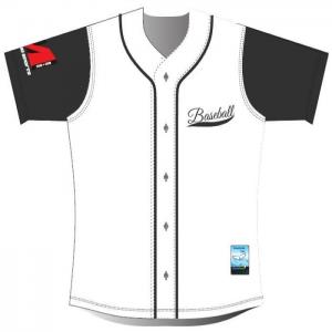  300gsm Custom Softball Jerseys , Sublimation Printing College Baseball Uniforms Manufactures