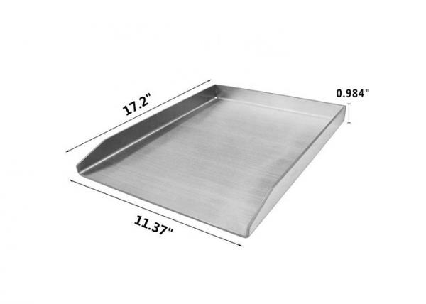 20" Stainless Griddle Grill Pan Plate Drop In Surface Die Casting 17.2"