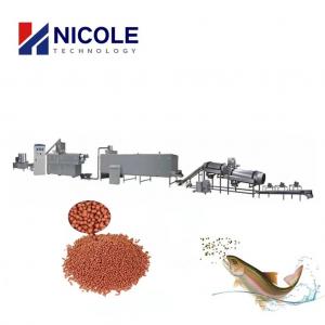 China Floating Fish Feed Production Line Pellets Fish Food Making Machine Extruder on sale