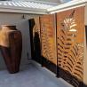 Buy cheap Decorative Outdoor Privacy Art Corten Steel Garden Screen Laser Cut from wholesalers