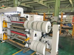  PE Plastic Film Paper Slitter Rewinder Machine 400m/min Servo Motor Drive Manufactures