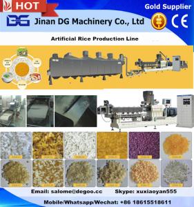  Automatic broken rice reused Artificial/Reconstituted/Extruded/Re-produced/Manmade rice making machine production line Manufactures