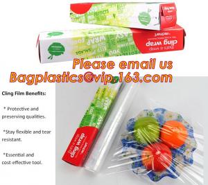  BPA free slider /plastic cutter PE cling film for food wrap, PVC Food Wrap Cling Film, cling film for food wrap Manufactures