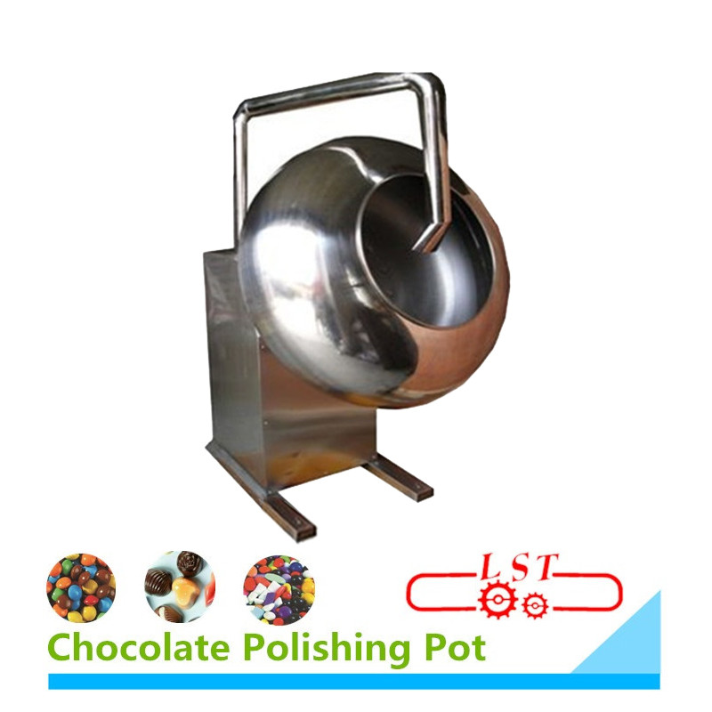  SSS304 Material Chocolate Coating Equipment For Chocolate Beans 1 Year Warranty Manufactures