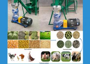 China 100-500kg/H Flat Die Animal Chicken Poultry Feed Pellet Machine on sale